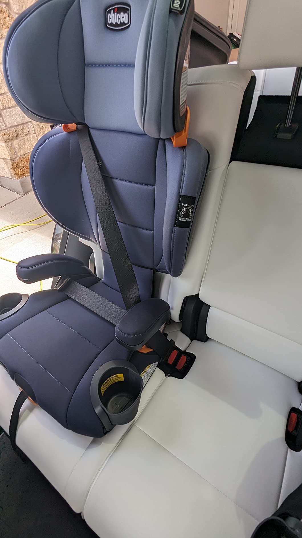 Chicco KidFit ClearTex Plus 2-in-1 Belt-Positioning Booster Car Seat customer photo 2