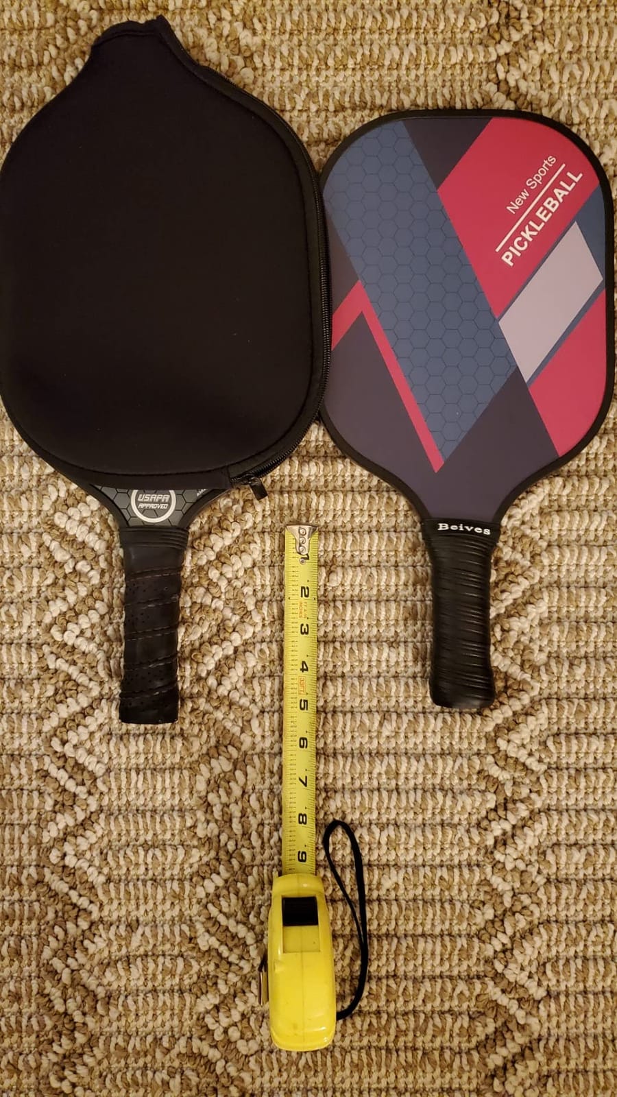Pickleball Paddles Set of 4, Fiberglass Rackets USAPA Approved customer photo 1