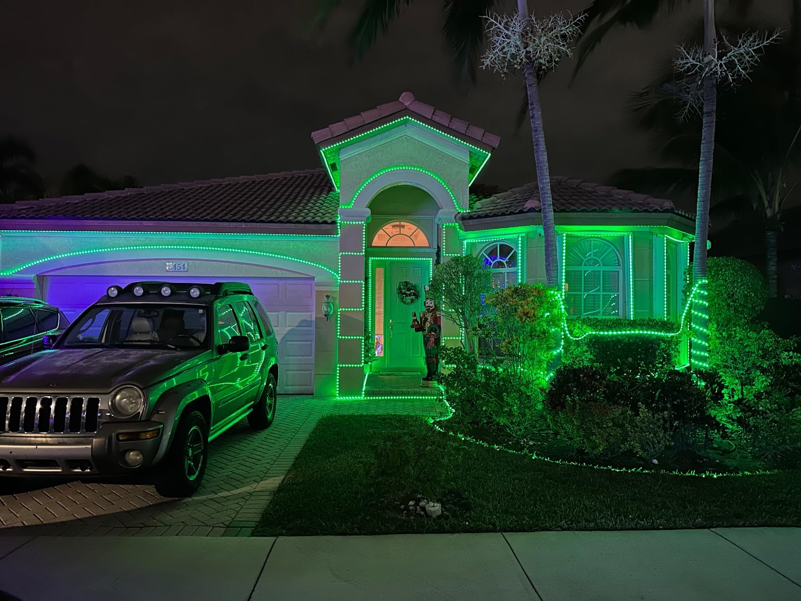 AILBTON 100ft Outdoor LED Strip Lights Waterproof,IP68 Outside Led Light Strips Waterproof with Bluetooth App Remote Control,Music Sync RGB Exterior Led Rope Lights,for Balcony,Deck,Roof,Garden,Pool customer photo 1