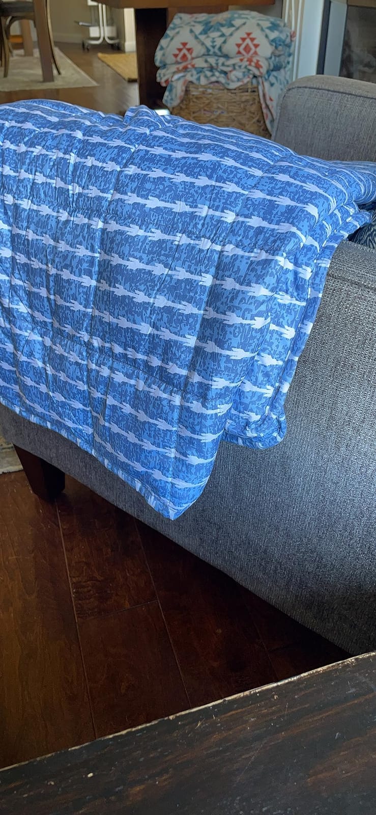L'AGRATY Weighted Blanket Queen Size（15lbs, 60