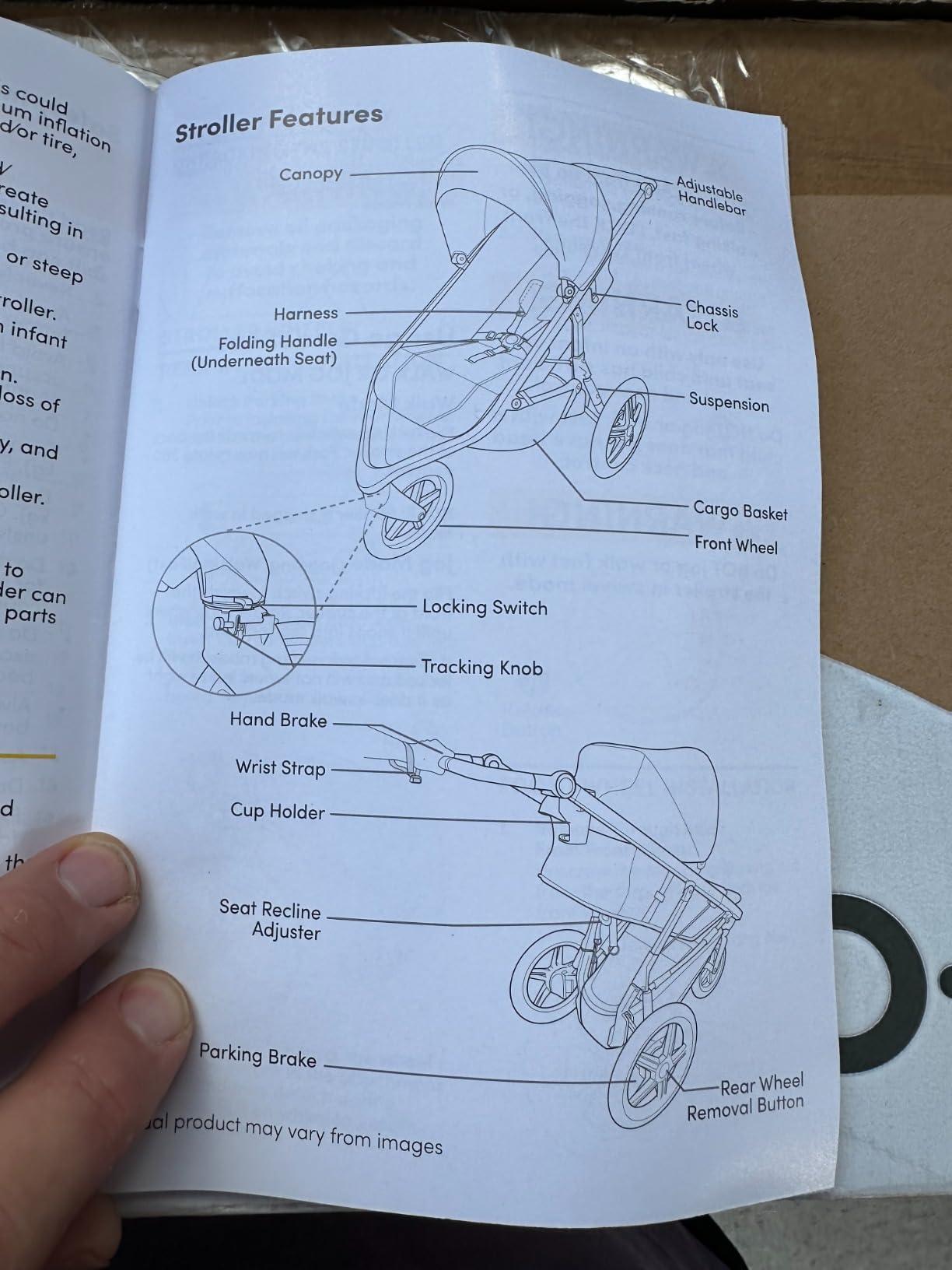BOB Gear Wayfinder Jogging Stroller — Storm customer photo 1