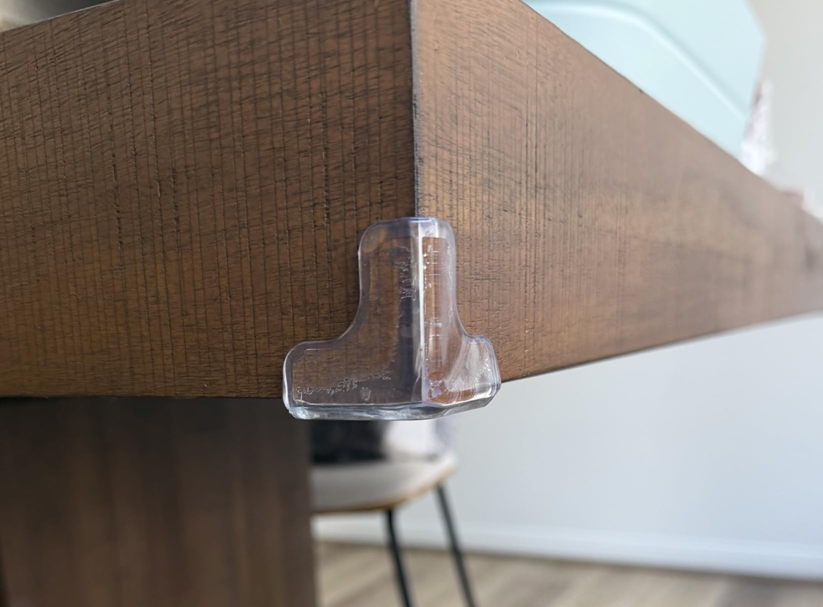 8 Pack Large Clear Corner Protectors for Baby Proofing Furniture - Table Edge Guards and Bumpers customer photo 1