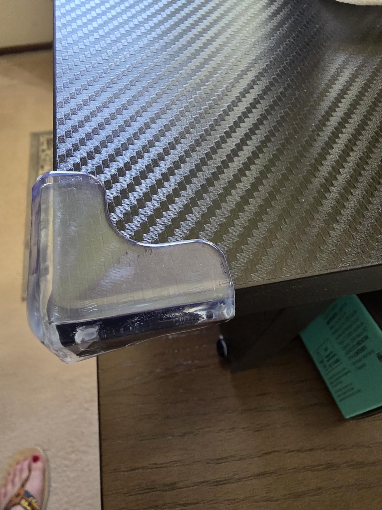 8 Pack Large Clear Corner Protectors for Baby Proofing Furniture - Table Edge Guards and Bumpers customer photo 2