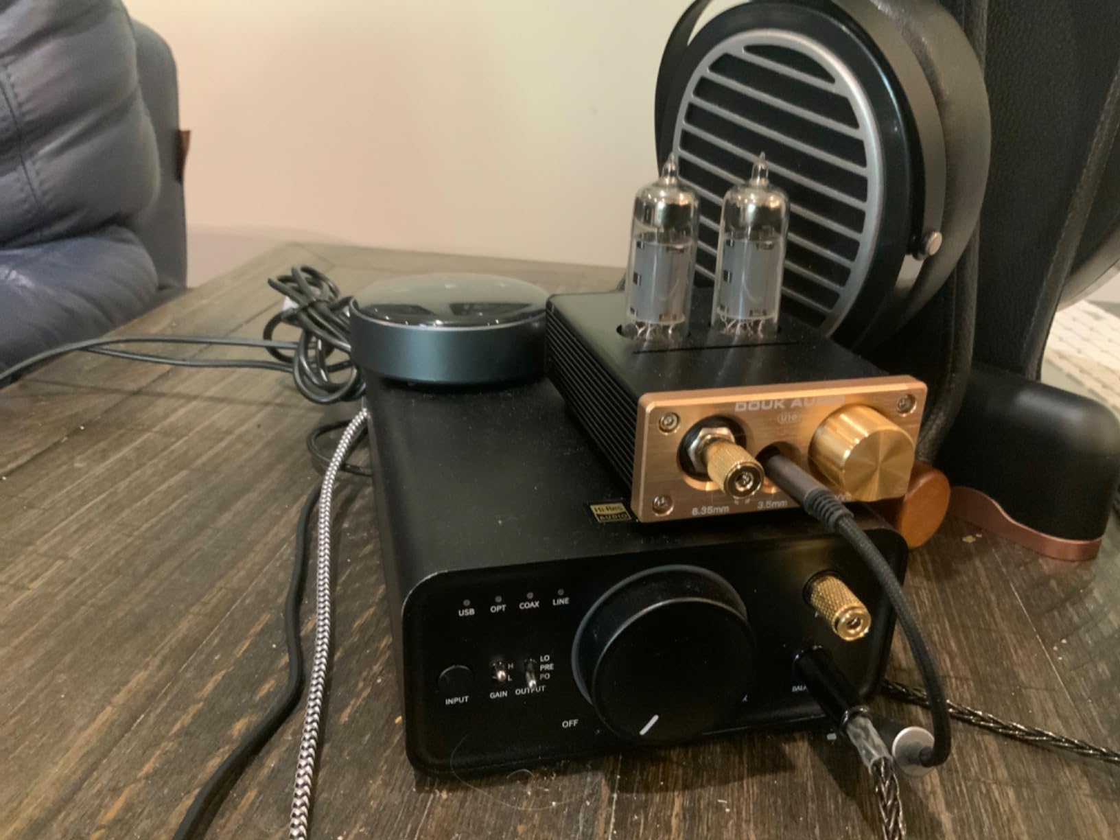 Douk Audio U10 Mini Tube Headphone Amplifier HIFI Stereo Preamp for Home Speaker customer photo 1