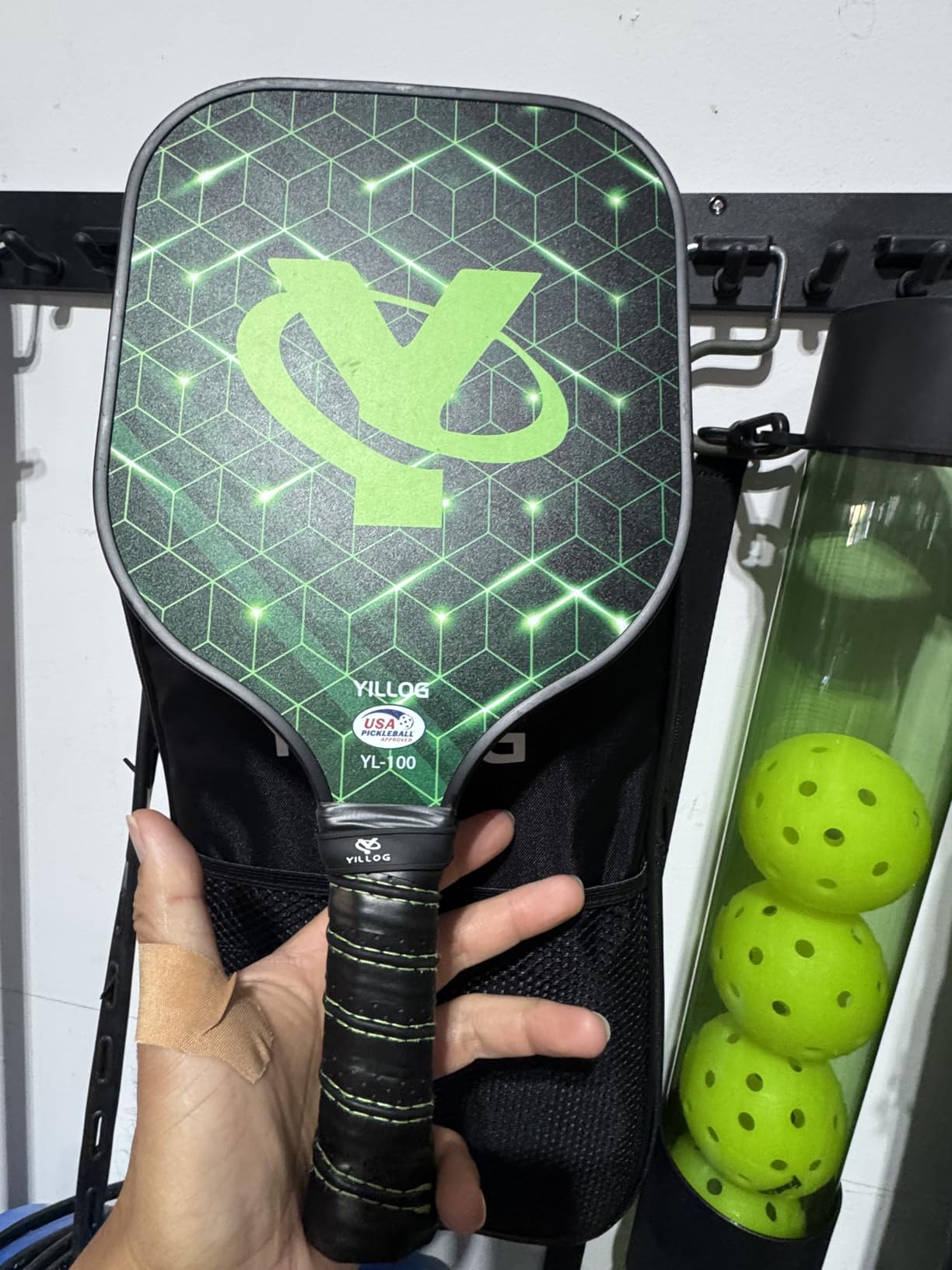 YILLOG Pickleball Paddles Set of 4, USAPA Approved Fiberglass Rackets | 4 Pickleball Balls, 4 Cooling Towels, Pickleball Bag. Lightweight Set for Men, Women, Beginners customer photo 2