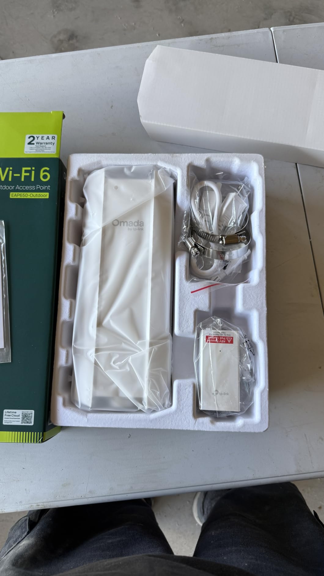 Omada AX3000 Outdoor Wireless Access Point, w/PoE Injector(EAP650-Outdoor) customer photo 2