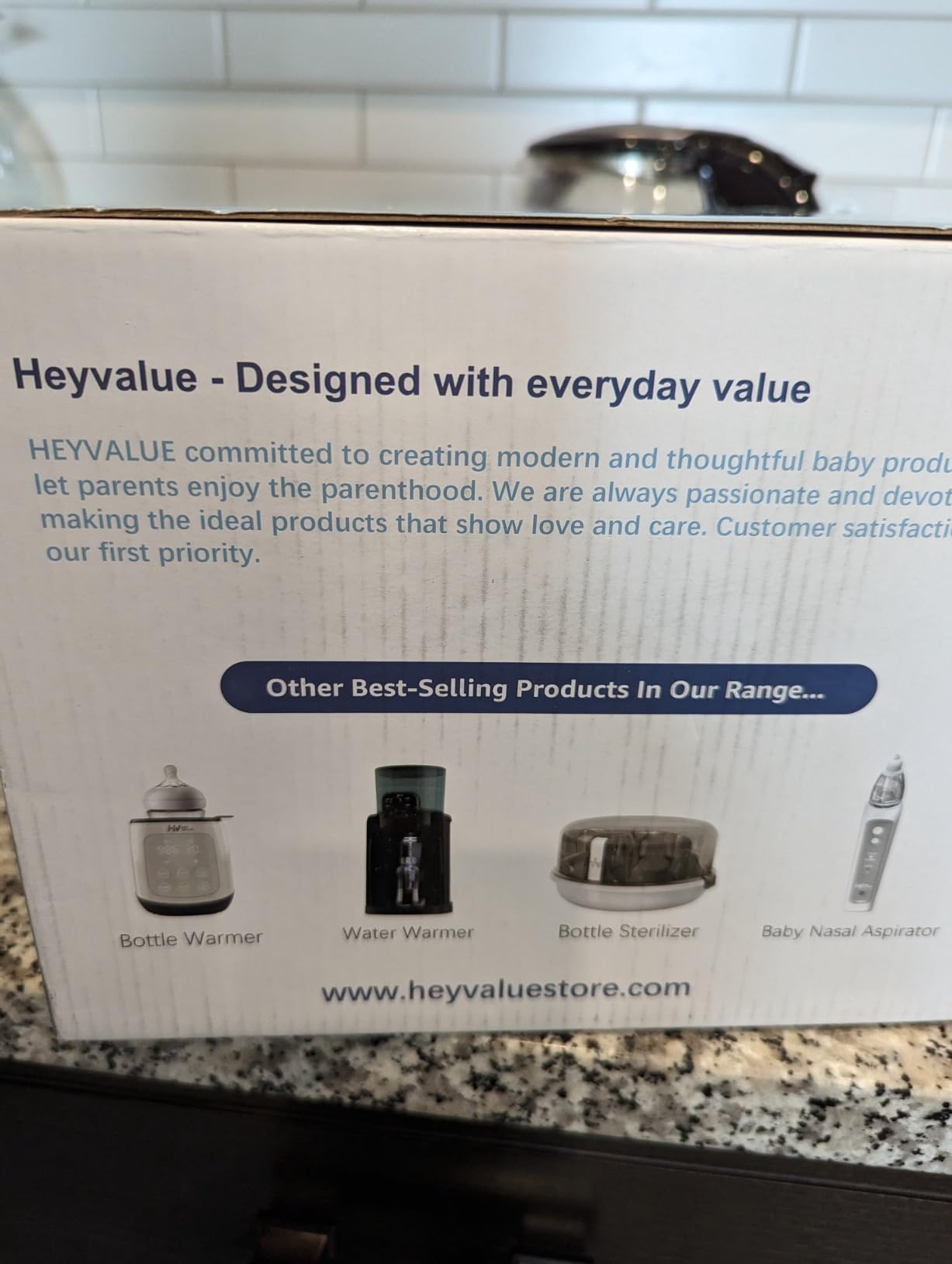 HEYVALUE Smart-Steam Bottle Sterilizer for Baby Bottles & Breast Pump Parts customer photo 2