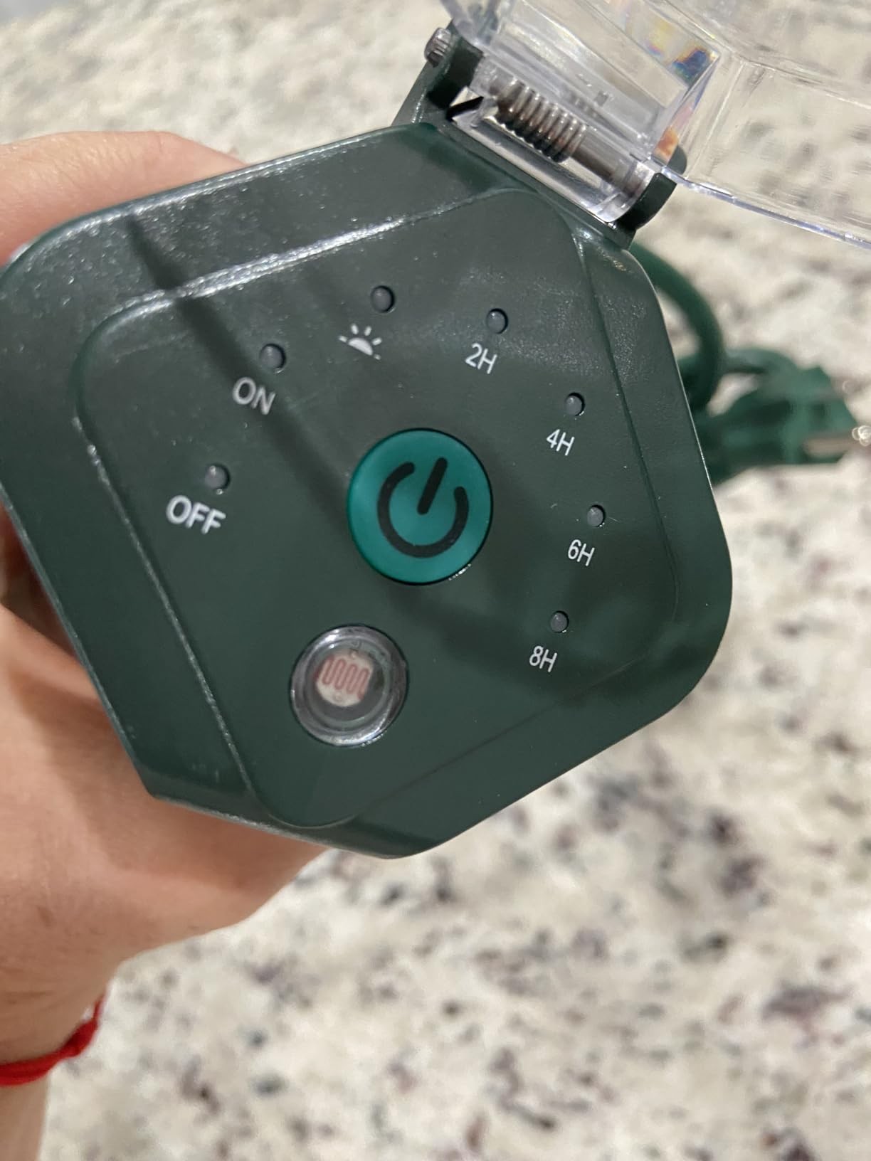 HBN Outdoor Smart Plug Timer,6 Outlets,WiFi Power Stake 6 Ft Cord customer photo 1