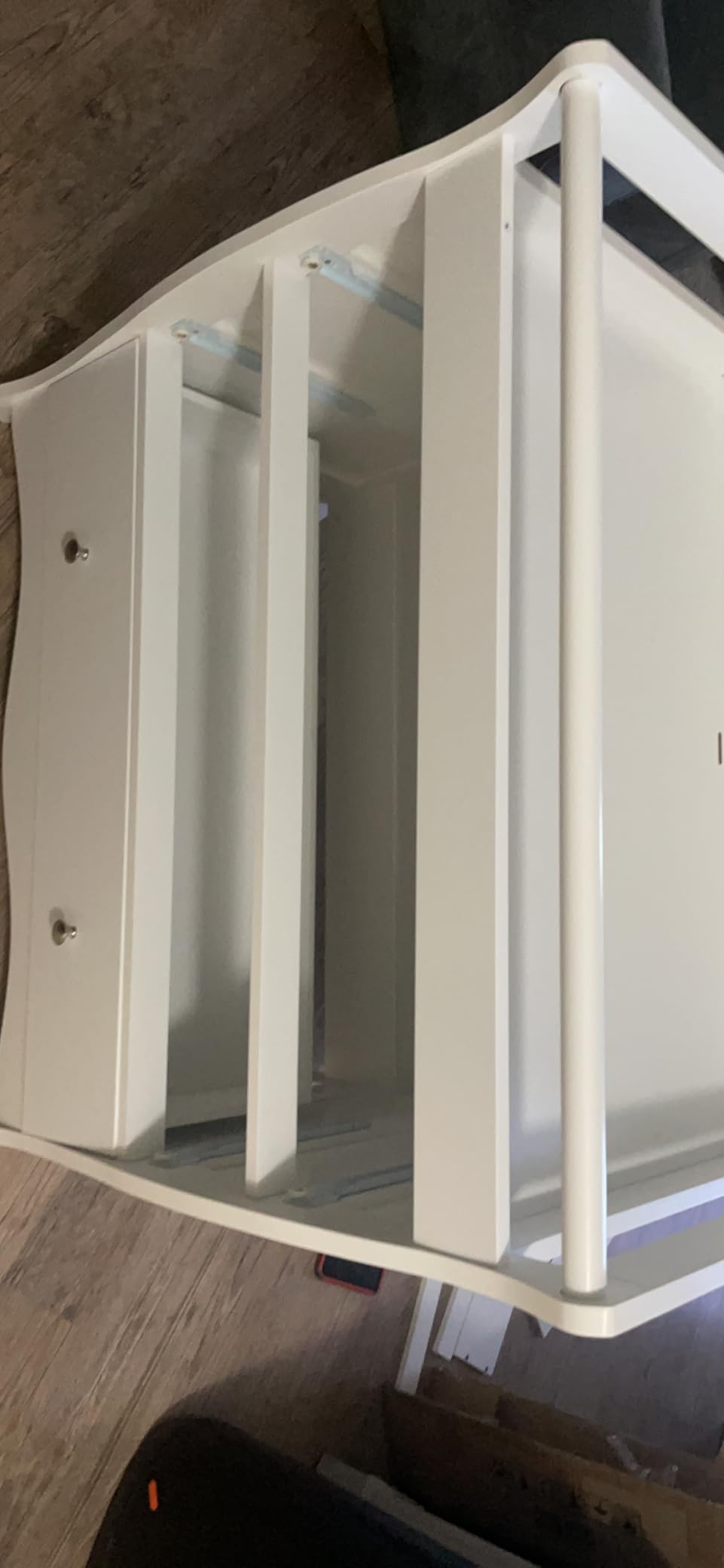 Karl home Changing Table Dresser Baby Diaper Changing Station, White customer photo 1