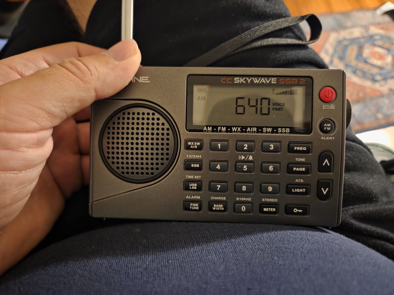 C. Crane CC Skywave SSB 2 AM, FM, Shortwave, NOAA Weather + Alert, Scannable VHF Aviation Band and Single Side Bands Small Battery Operated Portable Travel Radio Includes SW Wire Antenna Adapter customer photo 1