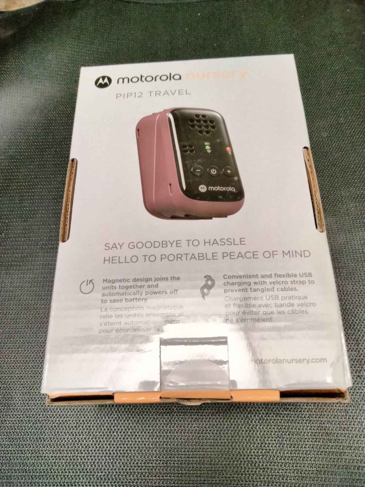 Motorola Nursery Audio Baby Monitor, No WiFi Needed, Two-Way Talk, Portable and Rechargeable, 1500ft Range, HD Sound, Water-Resistant Travel Case, PIP12 customer photo 2