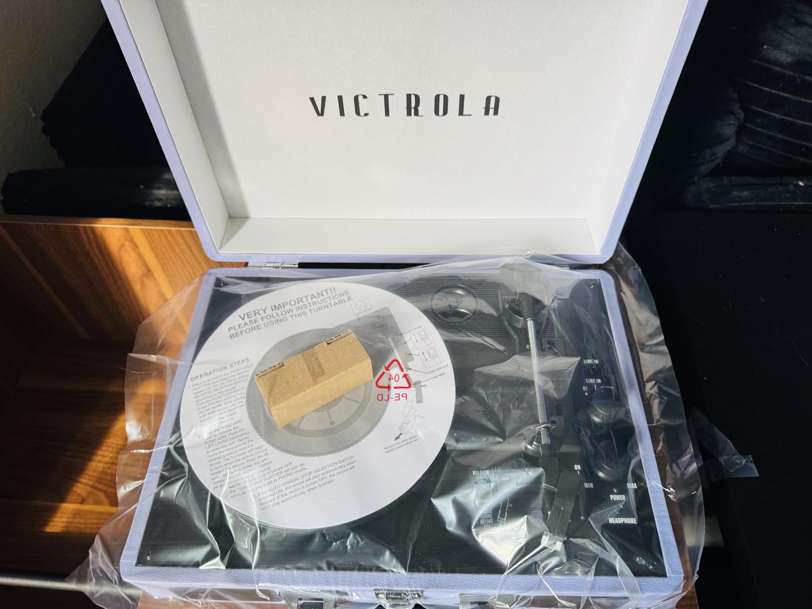 Victrola Journey - Bluetooth Suitcase Record Player - Smoky Blue customer photo 1