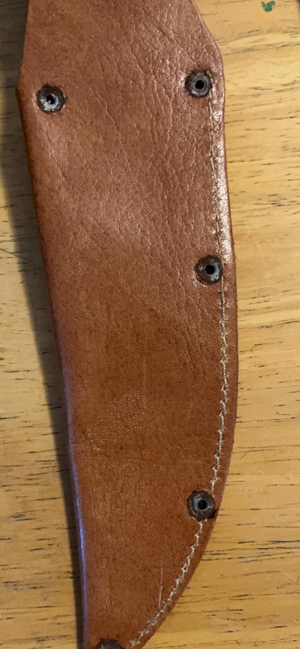 Genuine Leather Knife Sheath for Fixed Blade 6 Inch Knives - Brown Basket Weave Sheaths with Belt Holder customer photo 1