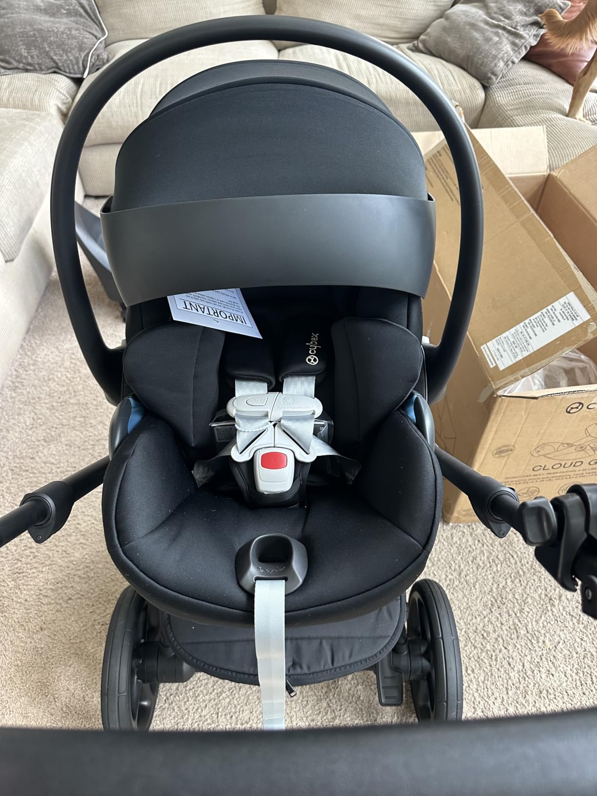 Cybex Base for Cloud G & Cloud G Lux Infant Car Seats - Black customer photo 1