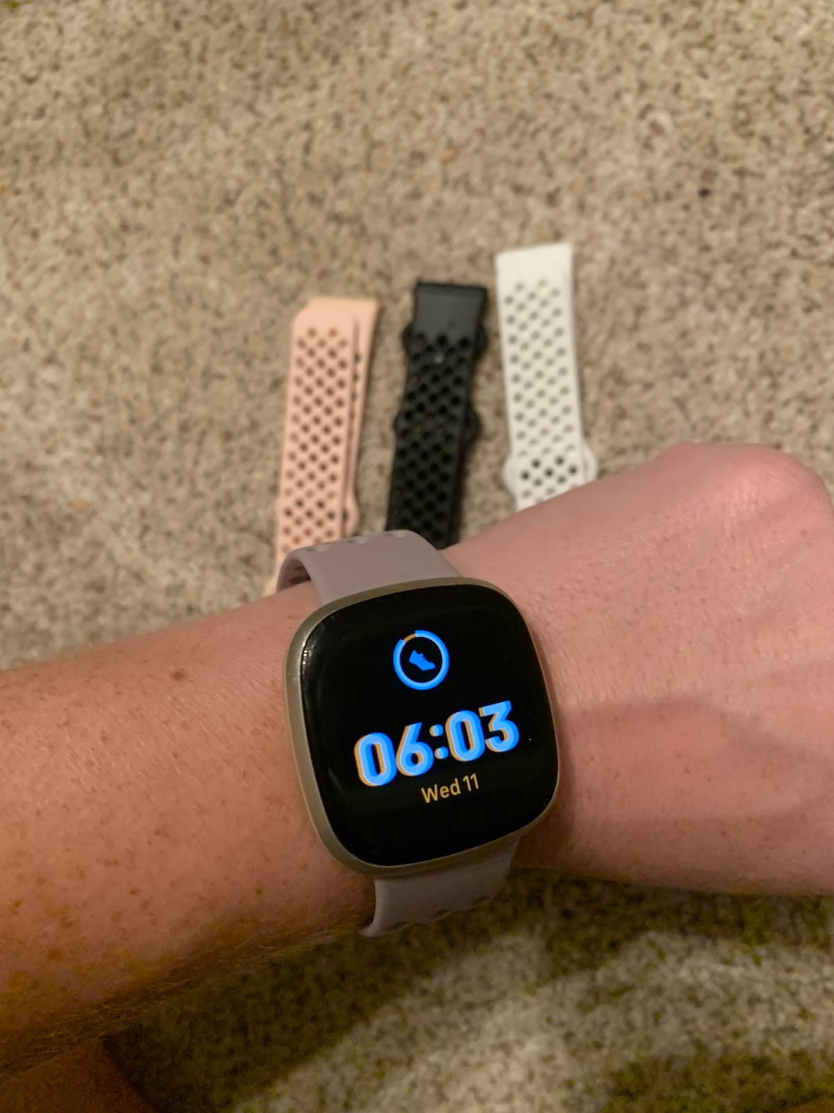Maledan Breathable Waterproof Sport Band for Fitbit Versa 4 Bands/Sense 2 customer photo 2