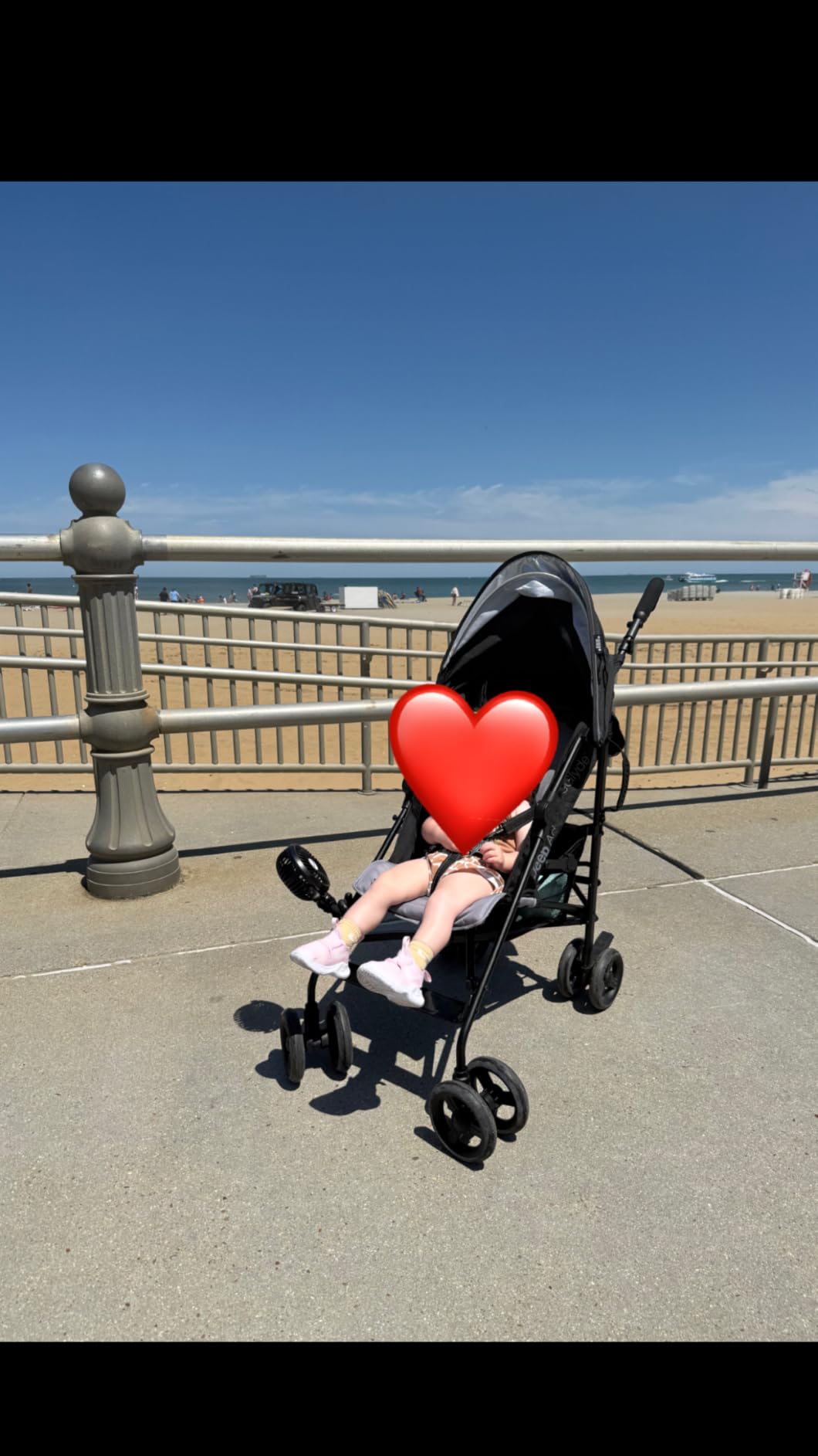 Jeep PowerGlyde Stroller by Delta Children Lightweight Travel Stroller with Smoothest Ride & Compact Fold, 3-Position Recline, Extra Large Storage Basket, Olive Green customer photo 2