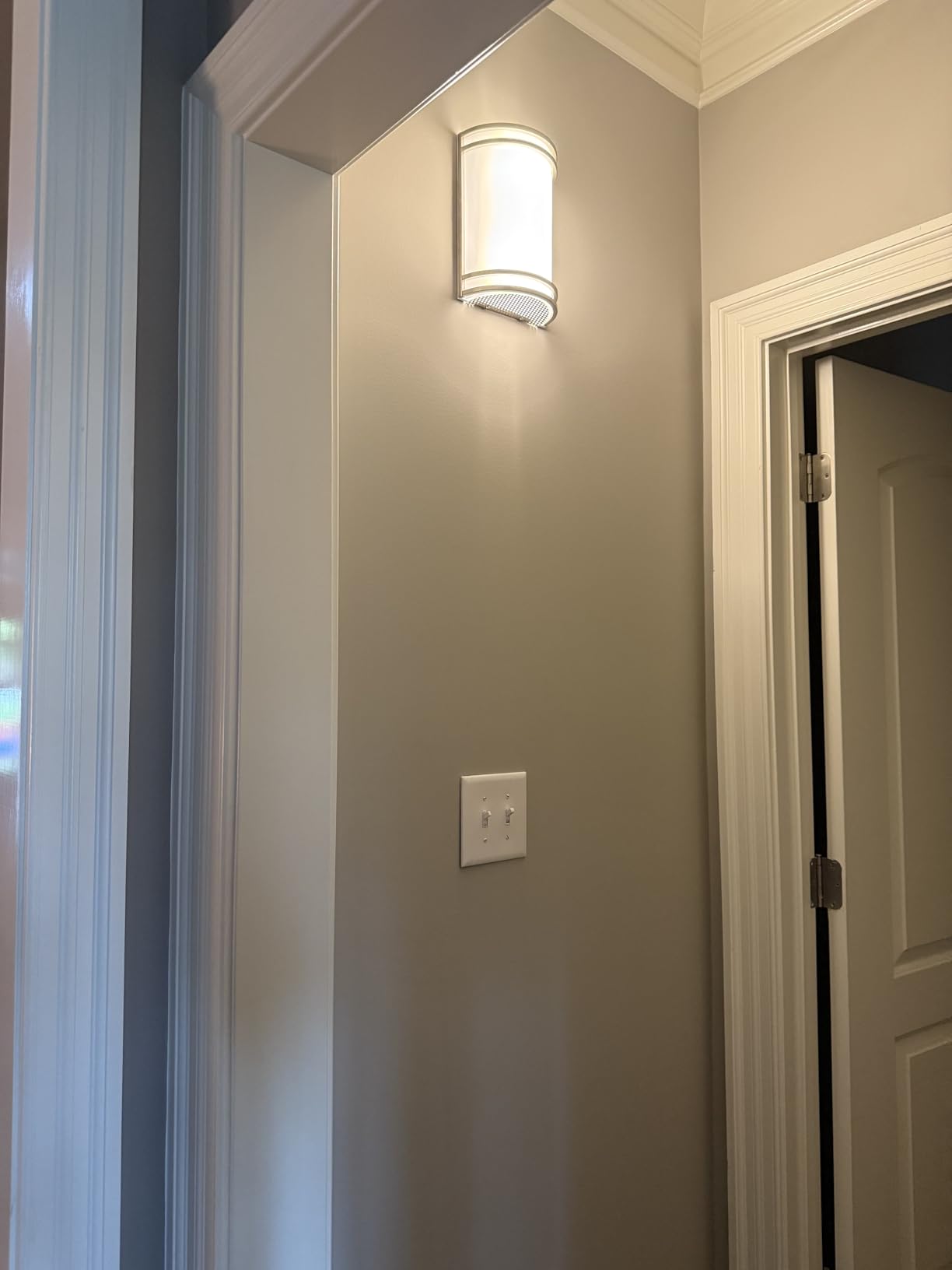 ASD Indoor LED Wall Sconce Lights, Black 3000/4000/5000K ETL customer photo 2