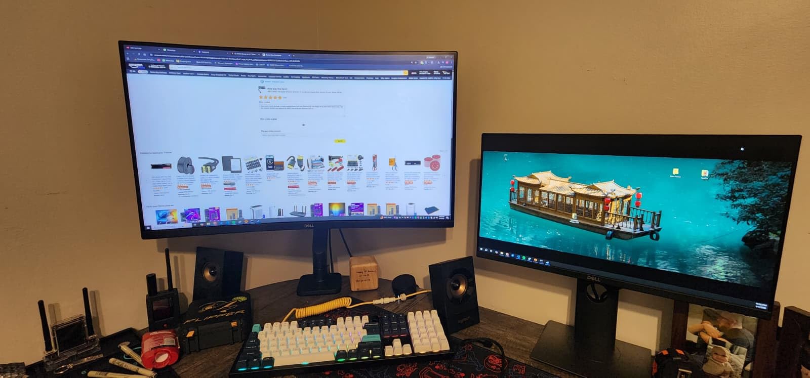 ARES WING Ultrawide Monitor Desk Arm for 17 to 49 Inch Screen, Holds 44 Lbs customer photo 2