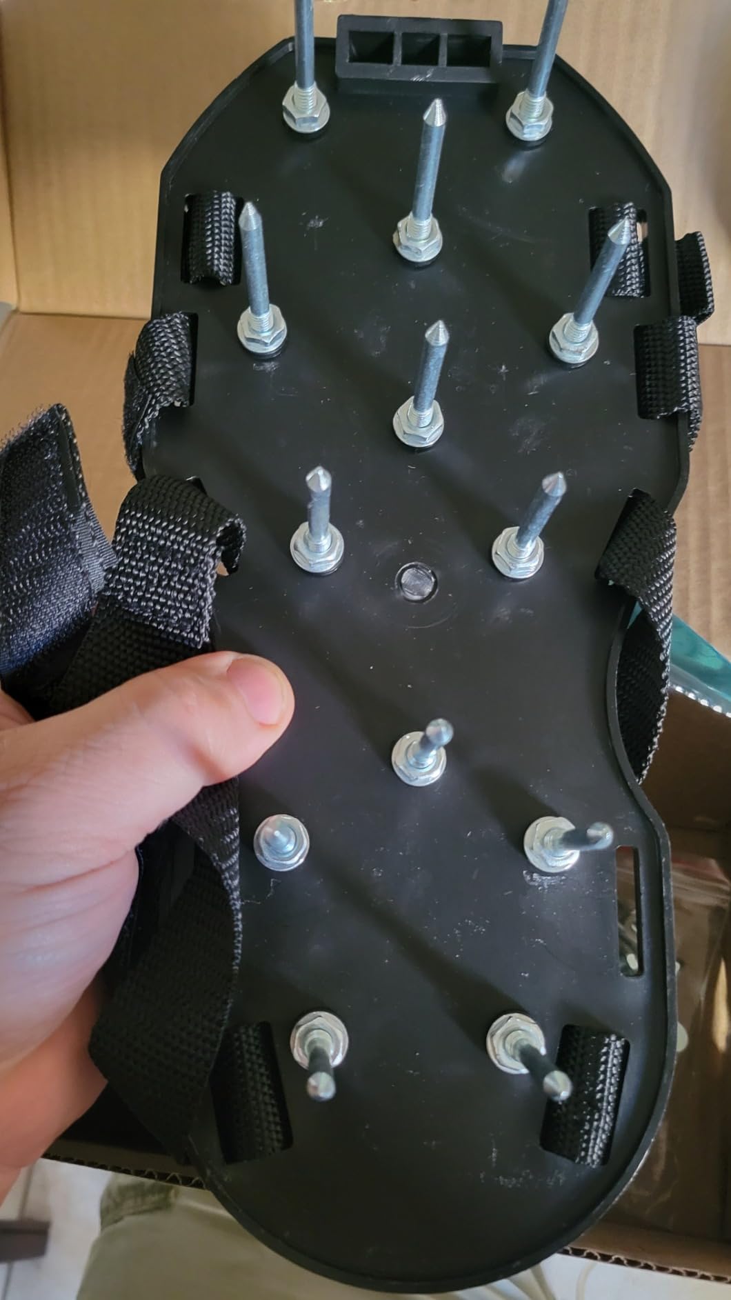 Lawn Aerator Shoes Pre‑Assembled with Secure Dual Instep Straps for Lawn customer photo 1