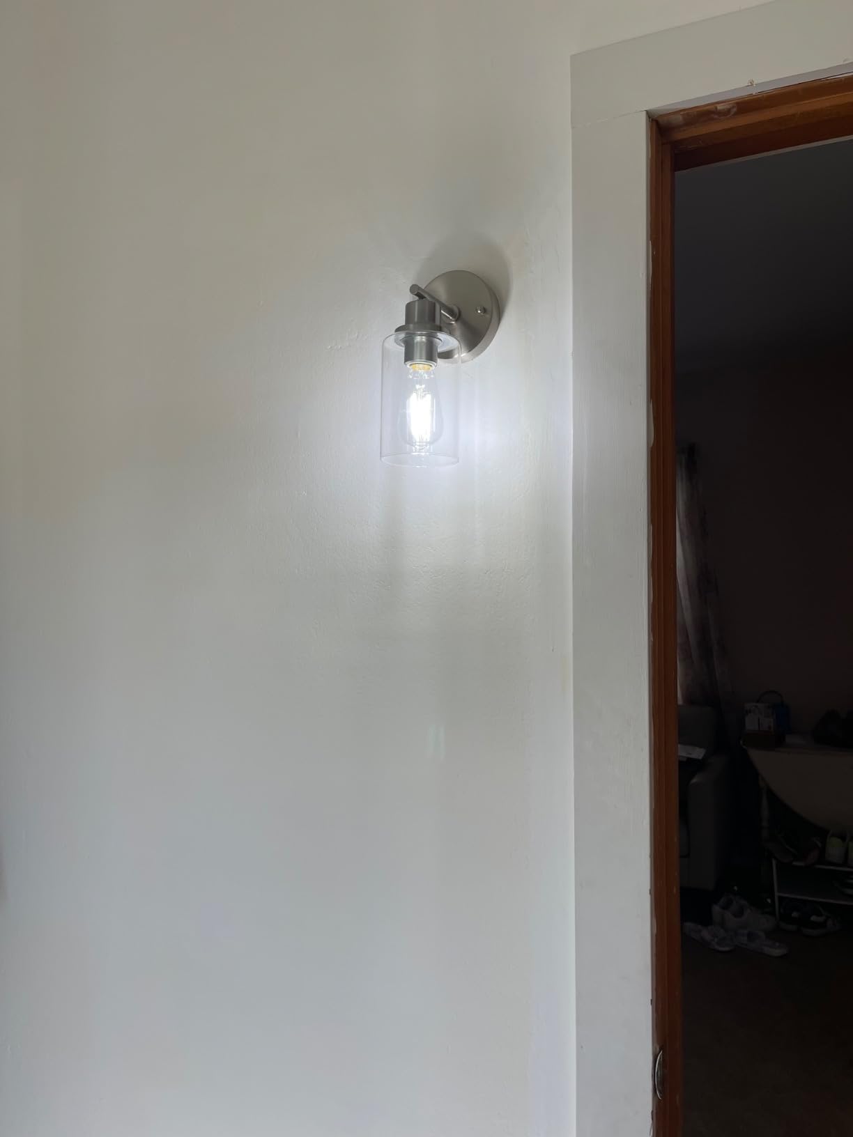 BUTHY Black Wall Sconce Light, Modern LED Wall Light Indoor Fixtures customer photo 2