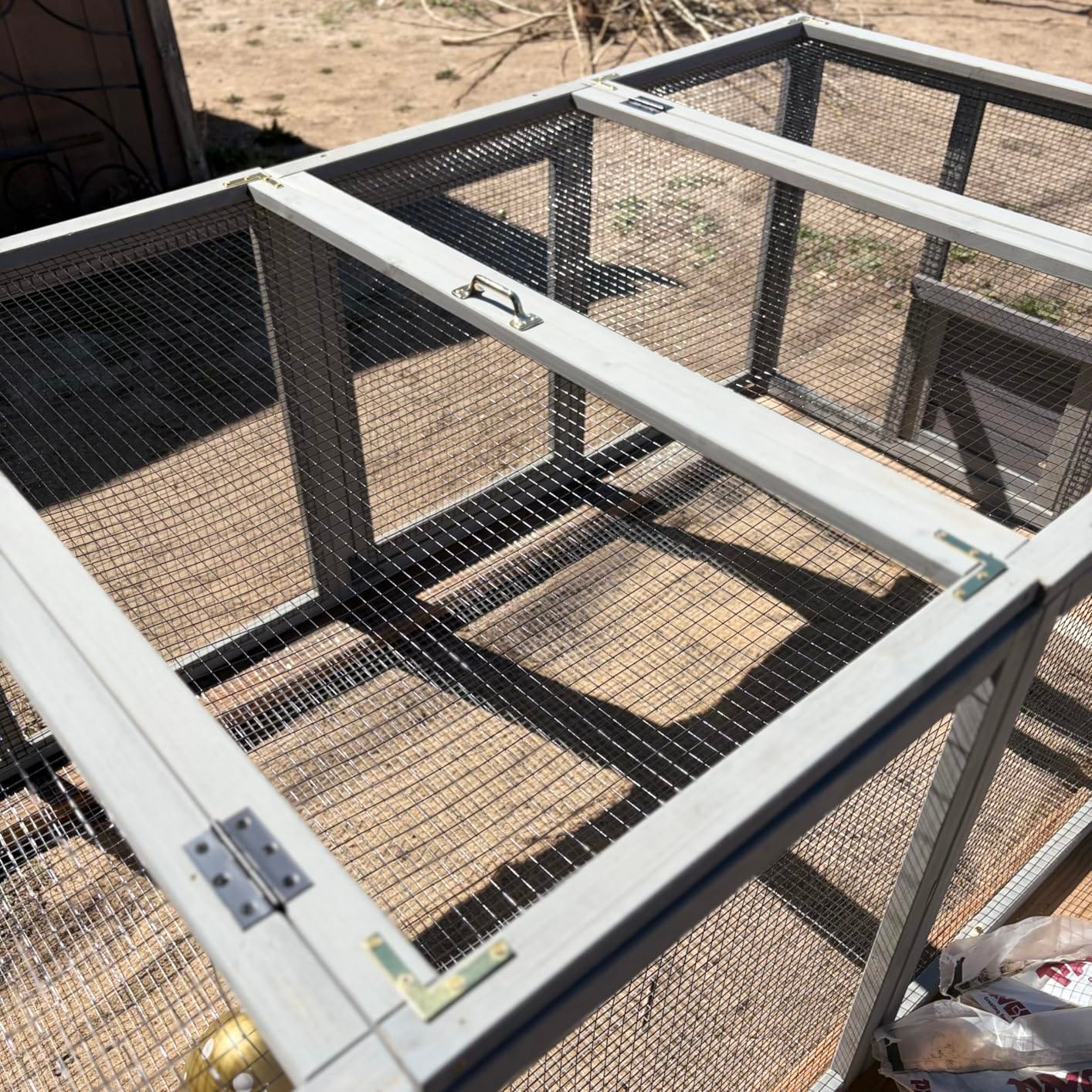 Aivituvin Chicken Coop Double Folding Fir Wood Chicken House with Large Nesting Box Poultry Cage Upgrade with Strong Iron Frame, Durable & Waterproof for 4-6 Hens Duck Coop customer photo 2