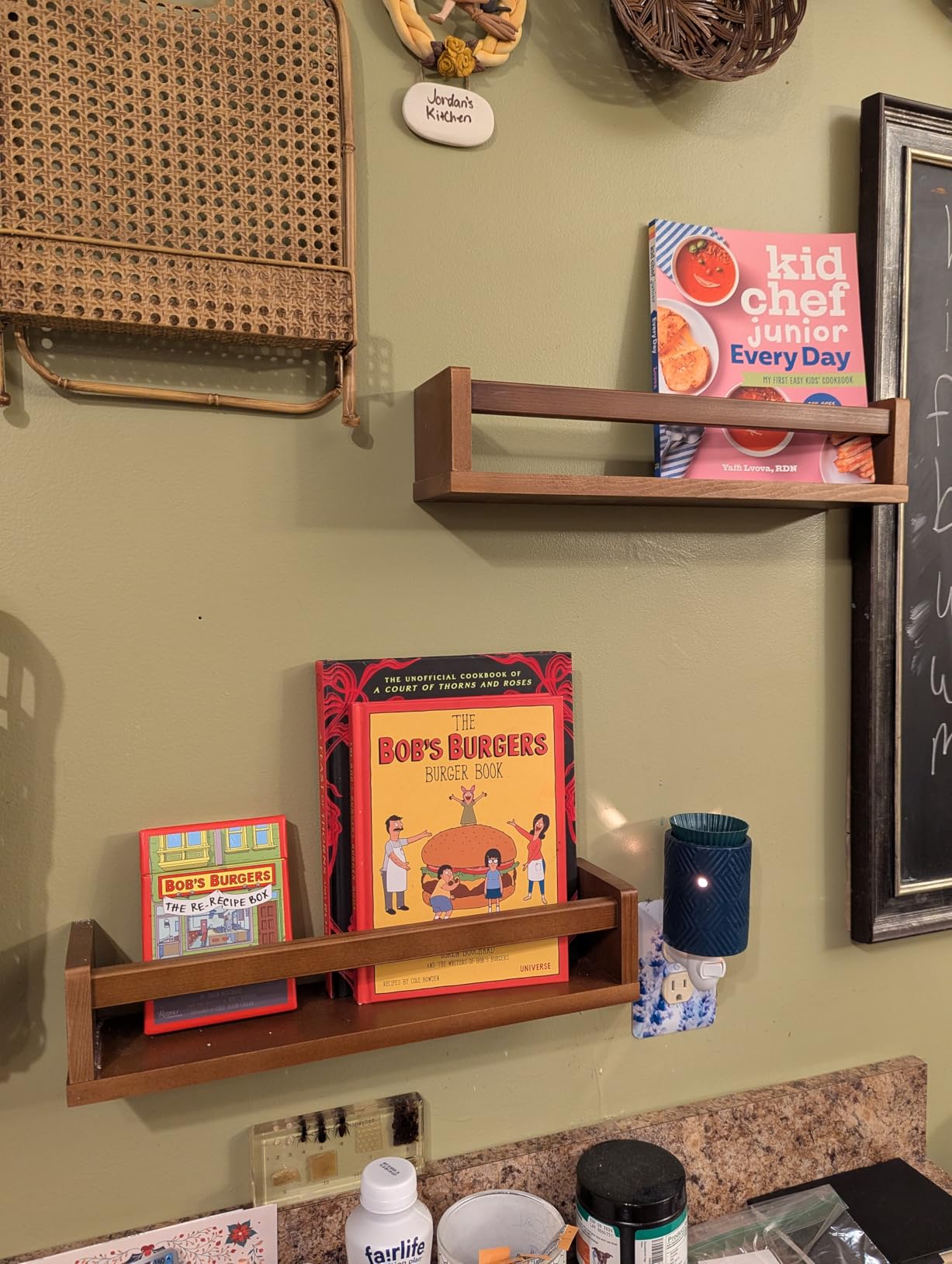 Harwaya Floating Nursery Book Shelves for Wall, Natural Wood Wall Bookshelf for Kids Room Bedroom, Small Wooden Hanging Baby Book Shelf and Toy Organizer for Nursery Girl Boy Toddler Child - Set of 3 customer photo 1