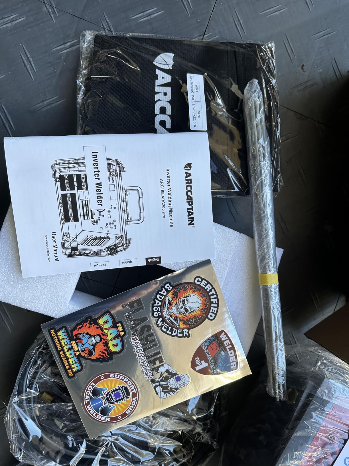 ARCCAPTAIN 205A Stick Welder, ARC/Lift TIG Welding Machine, 120V/240V customer photo 1