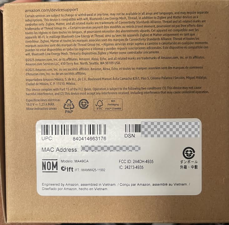 Amazon Echo Dot Max (newest model), Alexa speaker with room-filling sound and nearly 3x bass, Great for living rooms and medium-sized spaces, Designed for Alexa+, Graphite customer photo 2