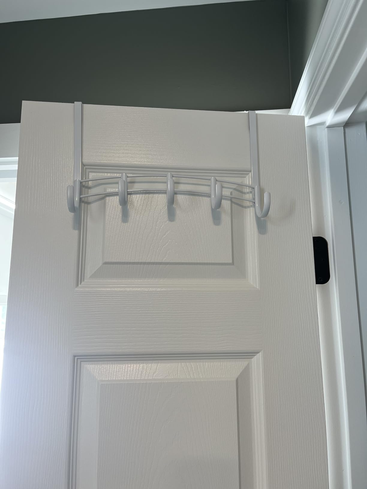 LYNK Professional® Home™ Over the Door Hooks - 9 Hook – Over the Door Coat Rack - Over the Door Hanger - Hanging Towels or Clothes - Bathroom, Bedroom, Laundry Room - Lifetime Ltd. Warranty, Black customer photo 2