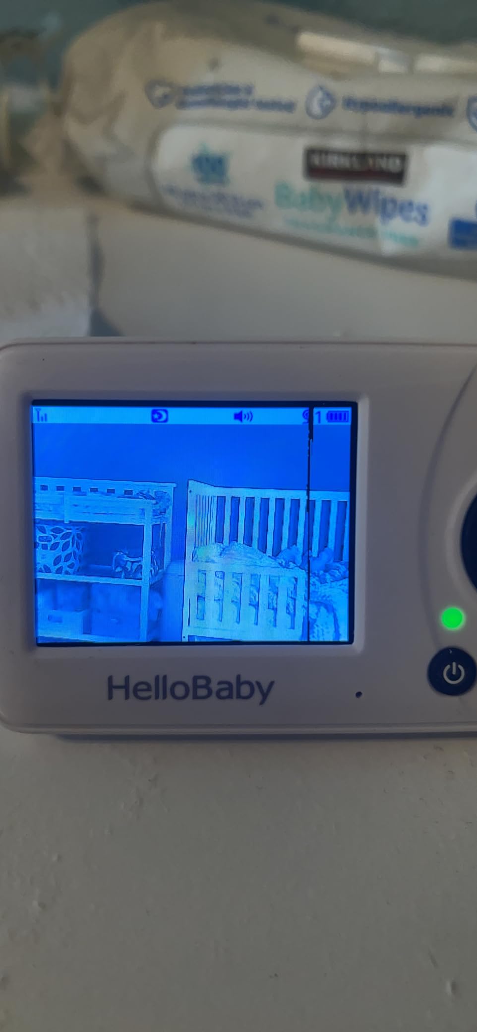 HelloBaby Monitor with 2 Cameras, 2.4'' Portable Travel Screen Baby Monitor No WiFi, 1000ft Long Range Video Baby Monitor, Night Vision, VOX Mode-Power Saving, Baby Safety Camera,for Baby/Pet/Elder customer photo 1