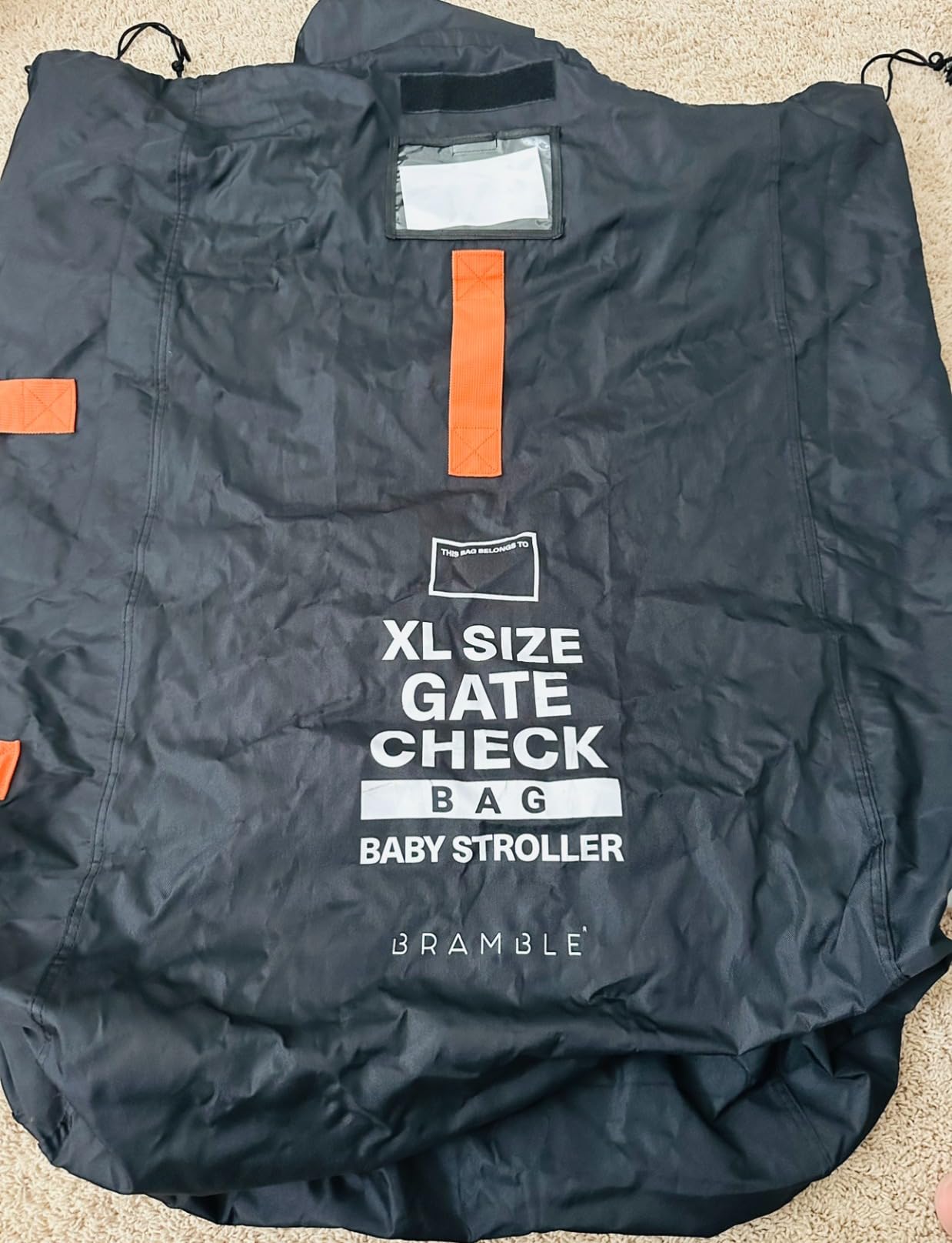 Bramble Large Gate Check Stroller Travel Bag for Airplane 35 x 24 x 14 Inch customer photo 1