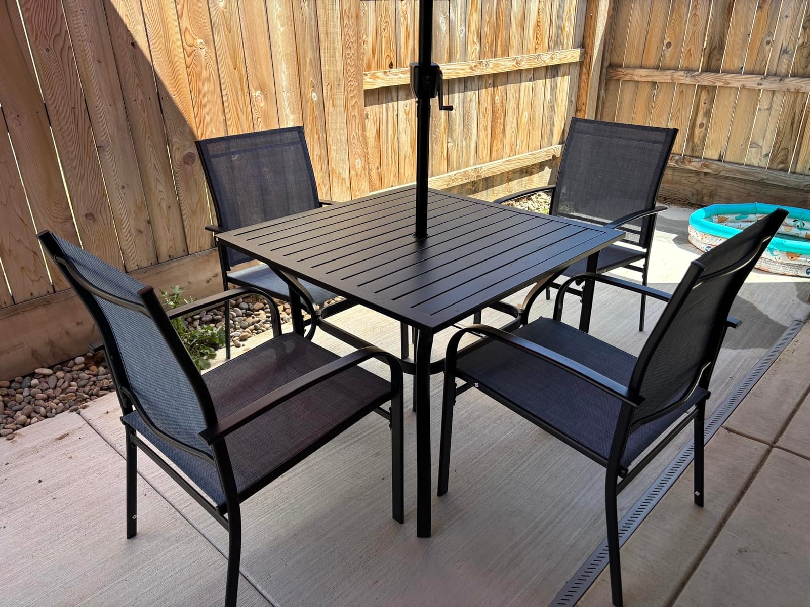 SUNSHINE VALLEY 5pc Patio Dining Set, 42