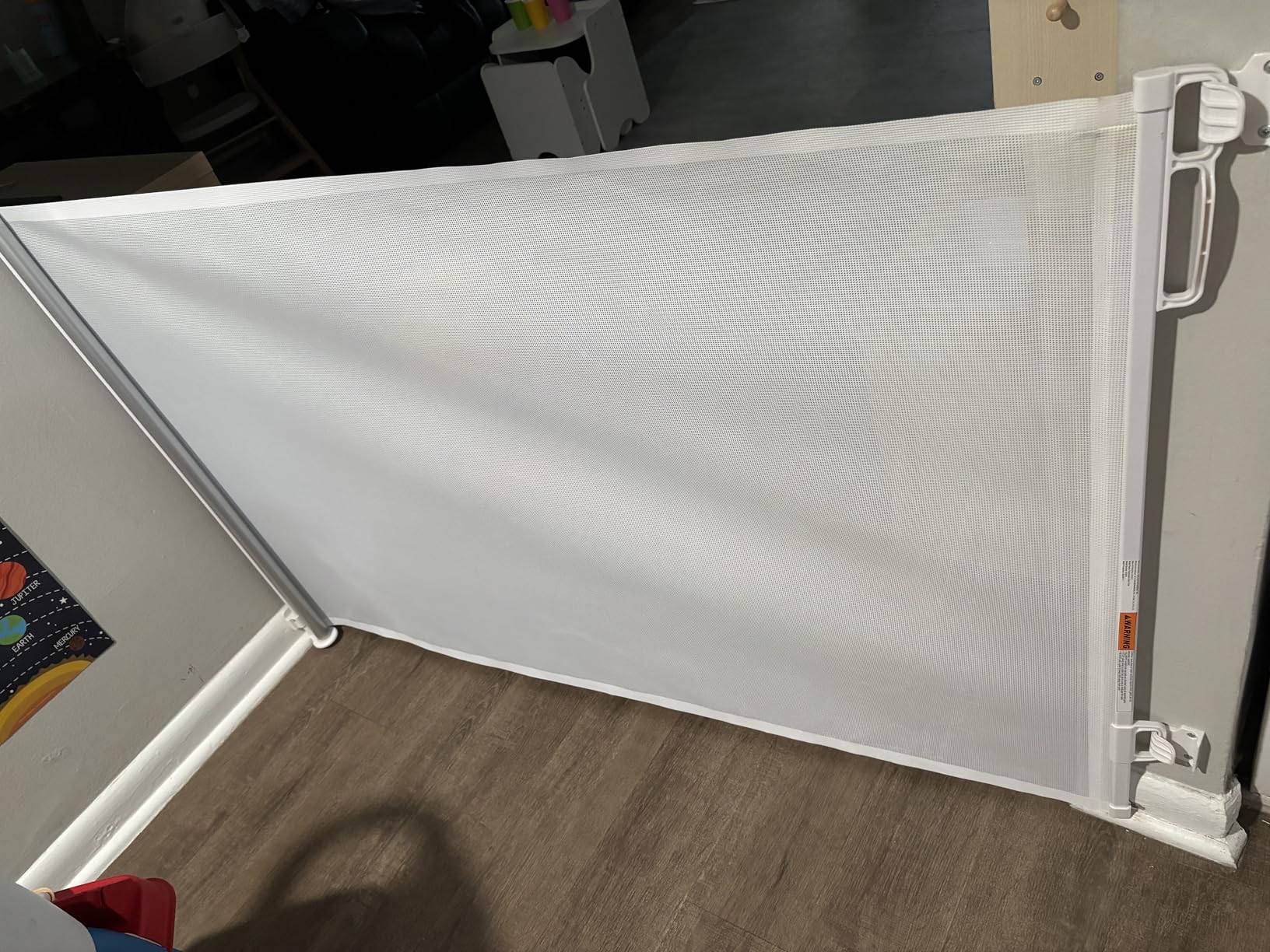 Retractable Baby Gate for Stairs, Dog Gate Indoor 55