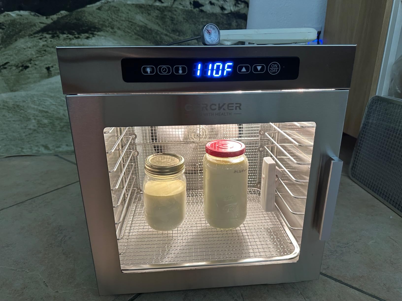 Meat Dehydrator for Jerky Maker 9 Trays 1000W Dryer Machine for Fruit Beef customer photo 2