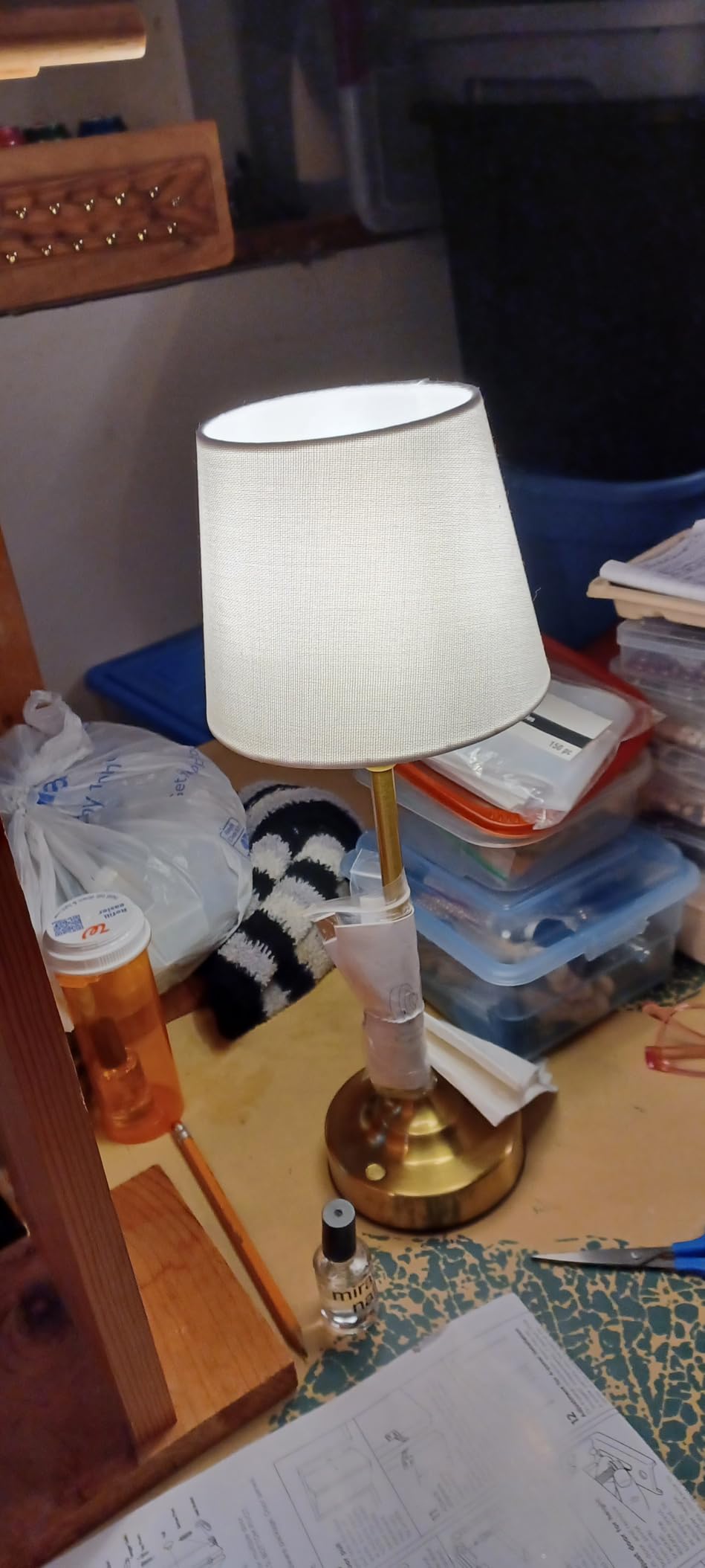 Kakanuo Gold Cordless Table Lamp with Rechargeable Battery, 1 Pack customer photo 1