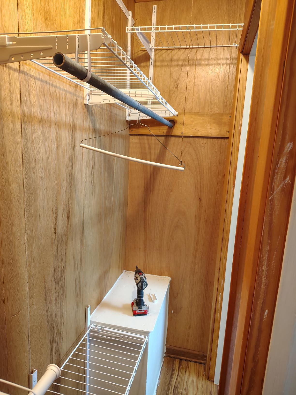SONGMICS HOME Closet System, Closet Insert Organizer, 2-4 ft Closet Shelves customer photo 2