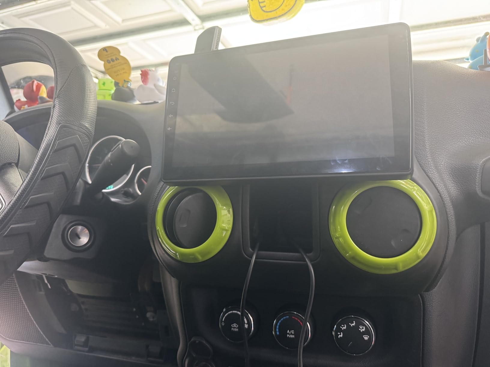 Car Radio Stereo Upgrade for Jeep Wrangler JK 2007-2018 Dodge Ram Android 13 with Wireless CarPlay Android Auto customer photo 1