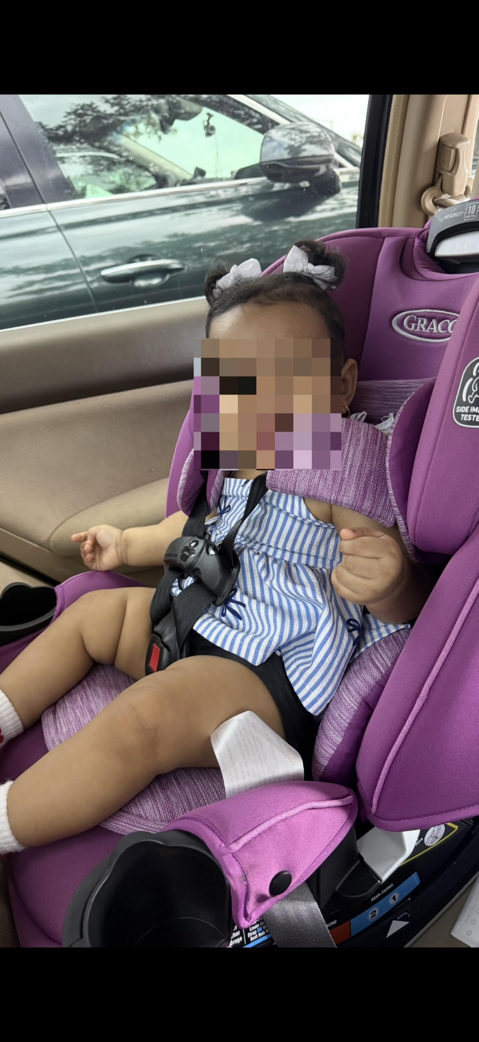 Graco SlimFit3 LX 3-in-1 Convertible Car Seat, Katrina customer photo 2
