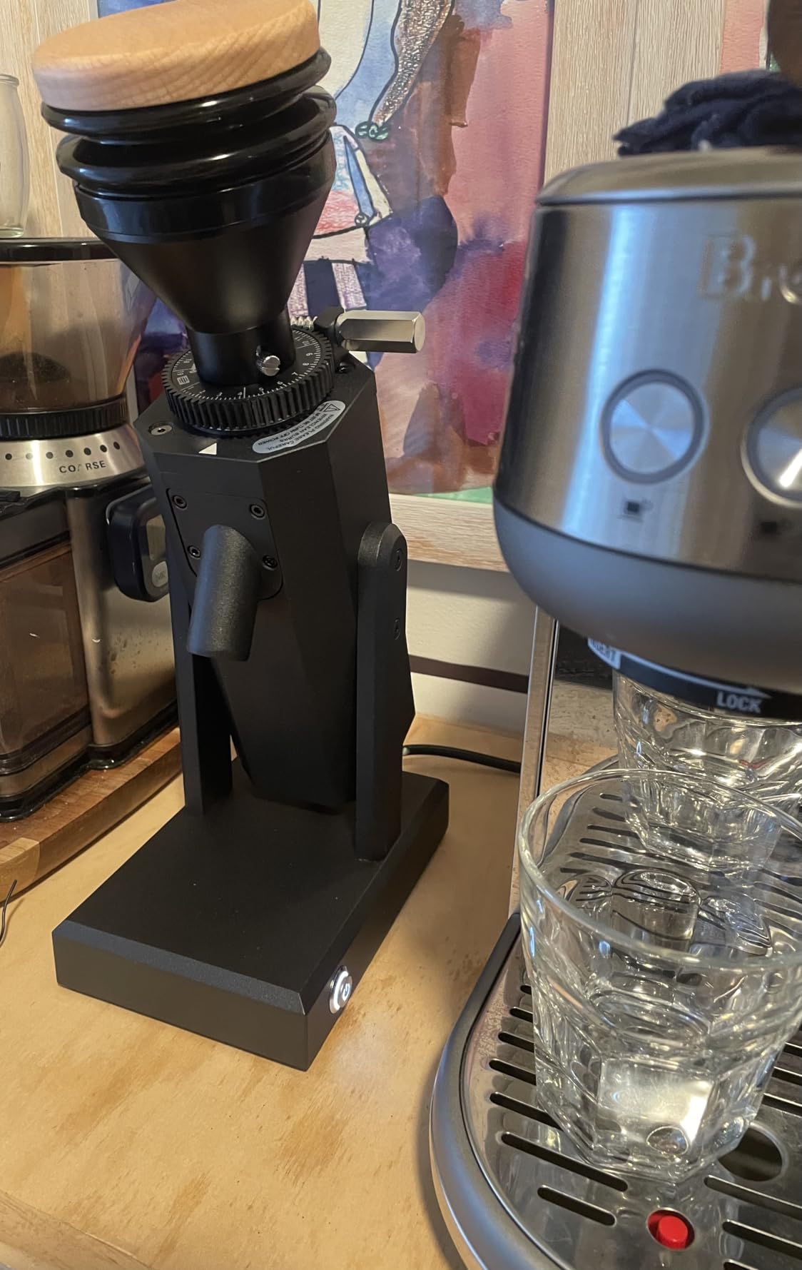 Turin SK40 Single Dose Coffee Grinder, 40mm Conical Burrs, Stepless Adjustment, Black customer photo 1