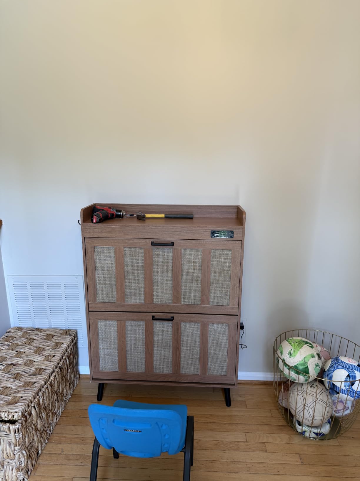 ChooChoo Shoe Storage Cabinet with 2 Flip Drawers and Deodorizer customer photo 1