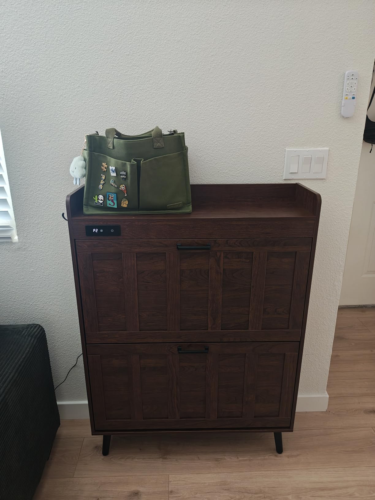 ChooChoo Shoe Storage Cabinet with 2 Flip Drawers and Deodorizer customer photo 2