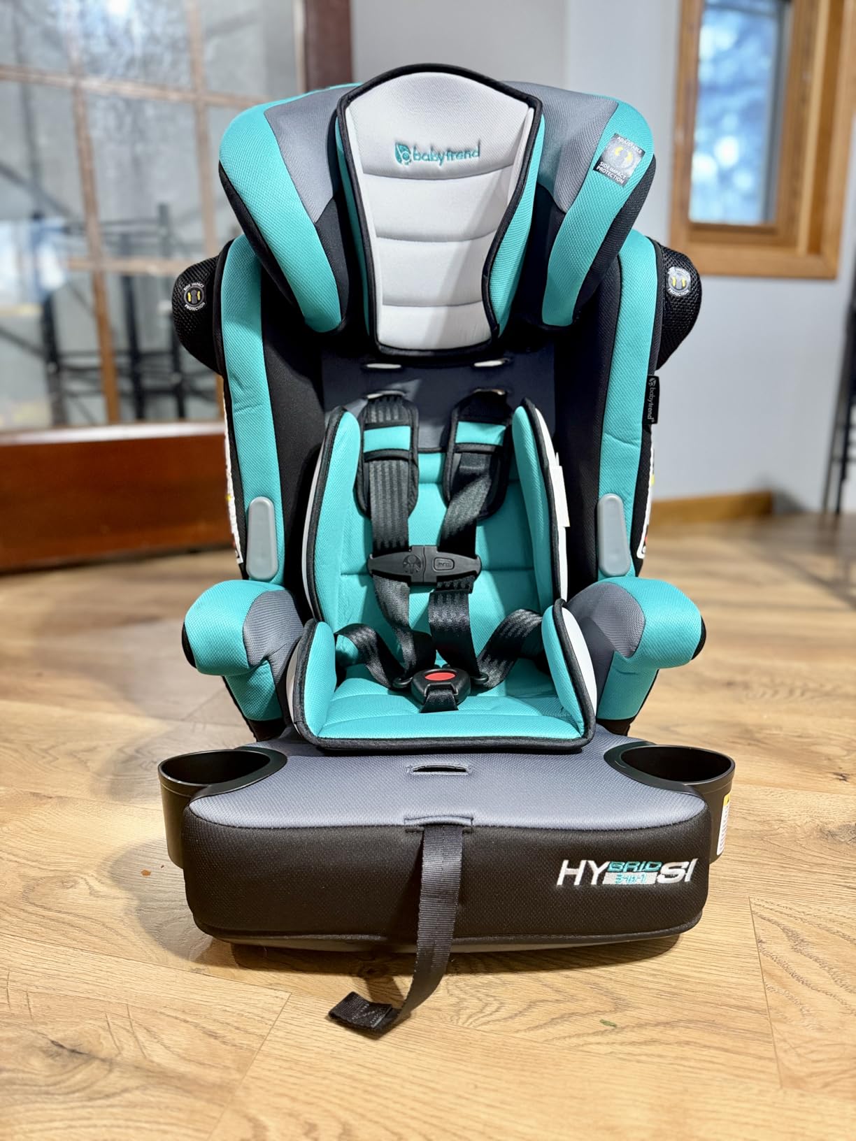 Baby Trend Hybrid SI 3-in-1 Combination Booster Seat, Dash Orchid – Side-Impact Protection, 3-Stage Growth Design, Adjustable Headrest, Cushioned Comfort customer photo 1