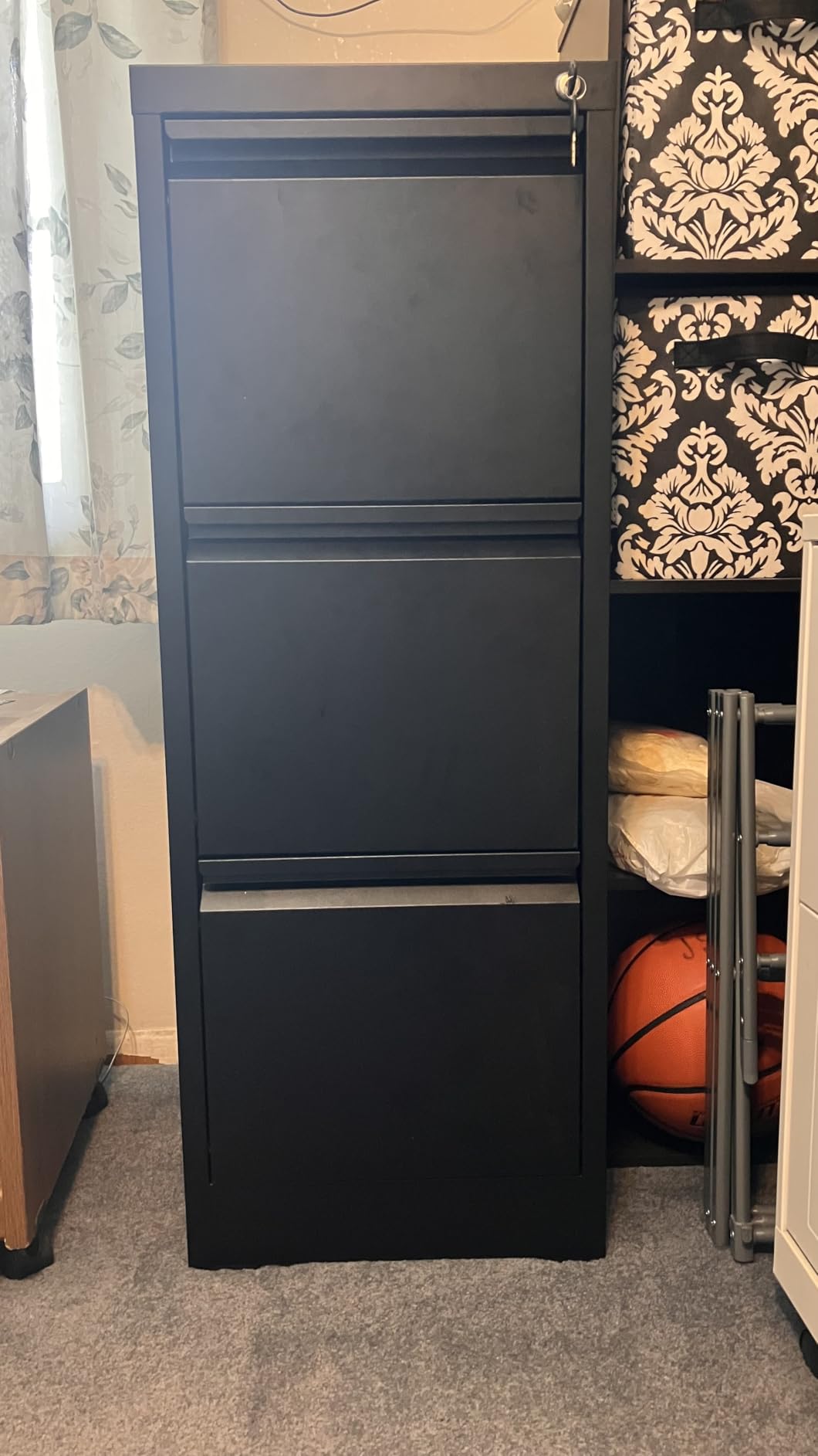 4 Drawer File Cabinet with Lock,Metal File Cabinet for Home Office customer photo 2
