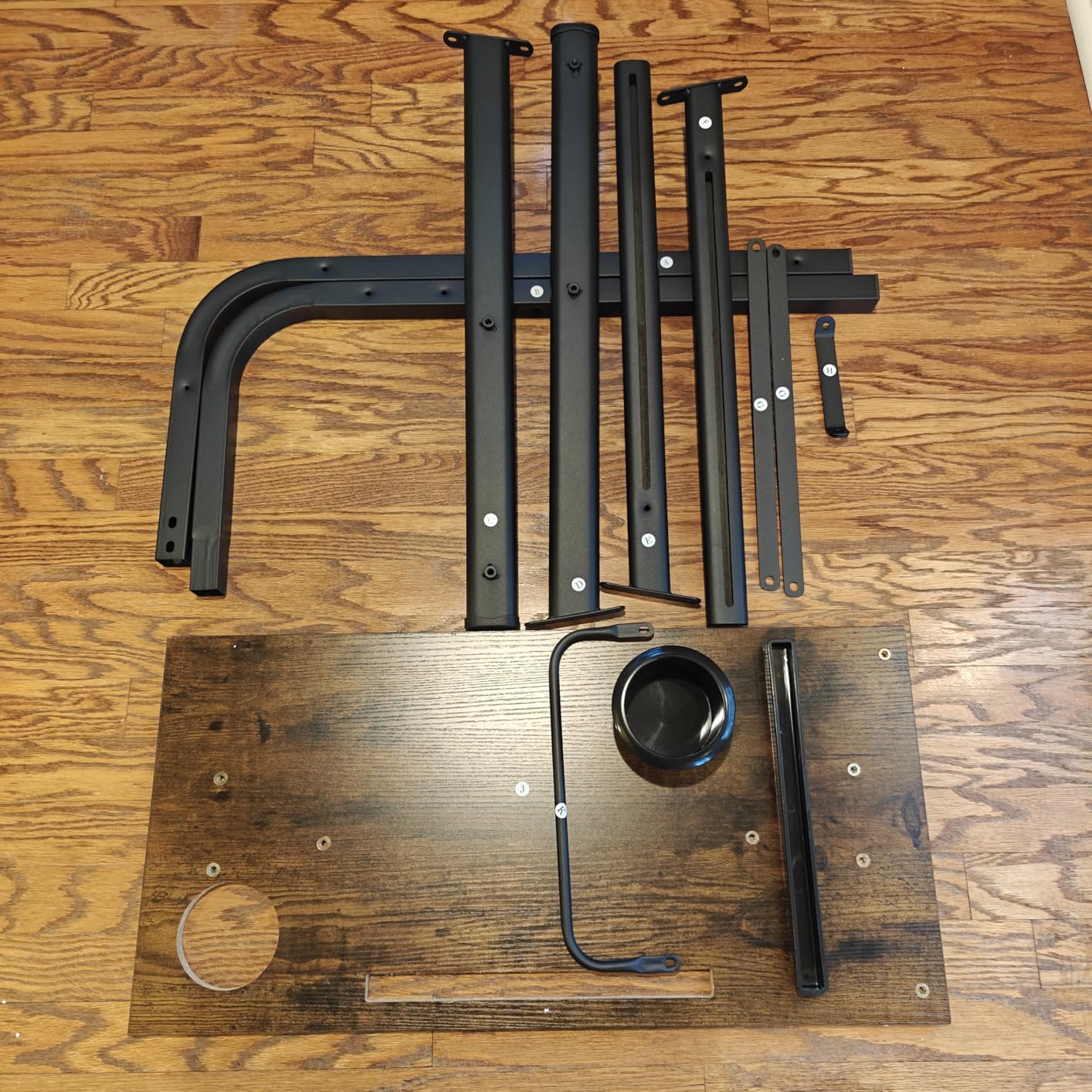 VTORY Adjustable Height Standing Desk for Walking Pad Treadmill，for Cycling customer photo 1