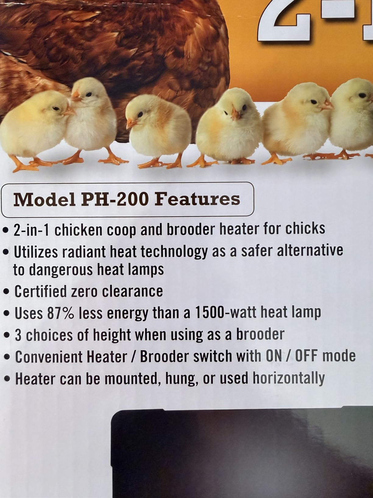 Farm Innovators 2-in-1 Radiant Chicken Coop Panel Heater, 200 Watts customer photo 2