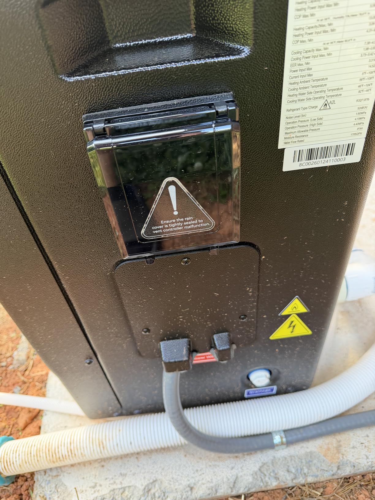 MICOE 100,000 BTU Inverter Pool Heat Pump for 26,000 Gallon Pools customer photo 2