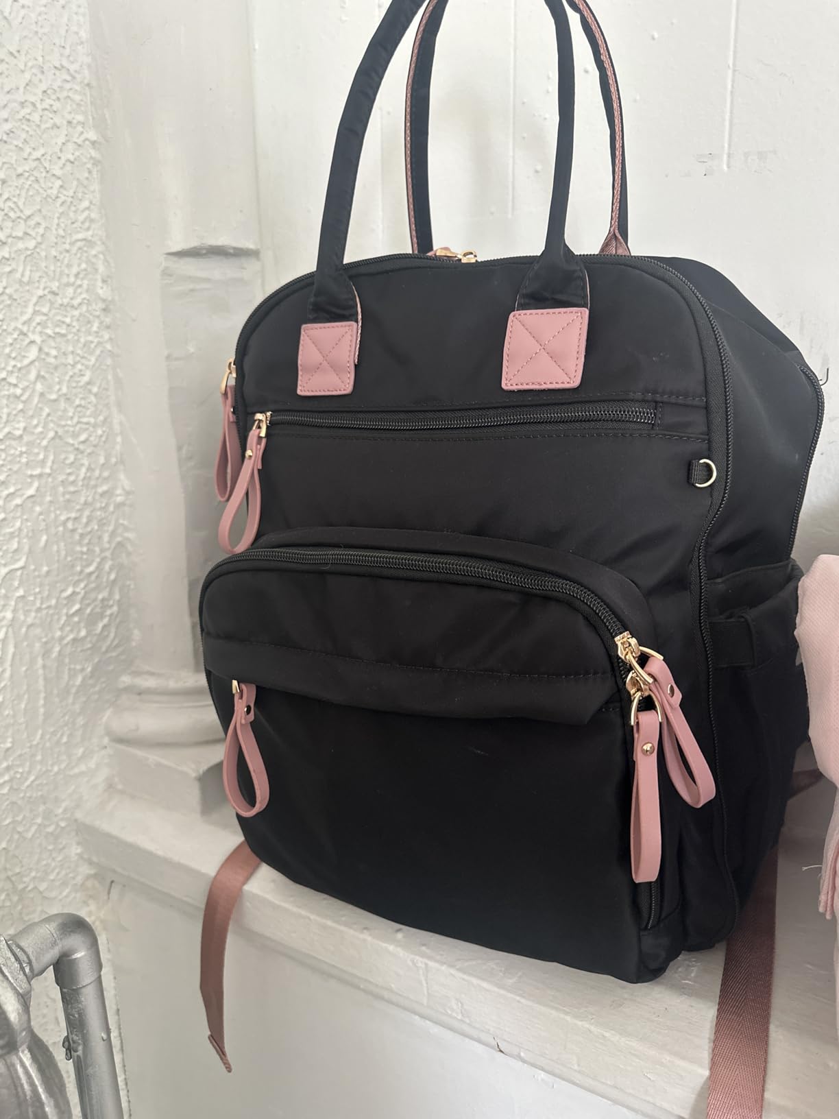 LORADI 18 Pockets Large Diaper Bag Backpack, XL customer photo 2