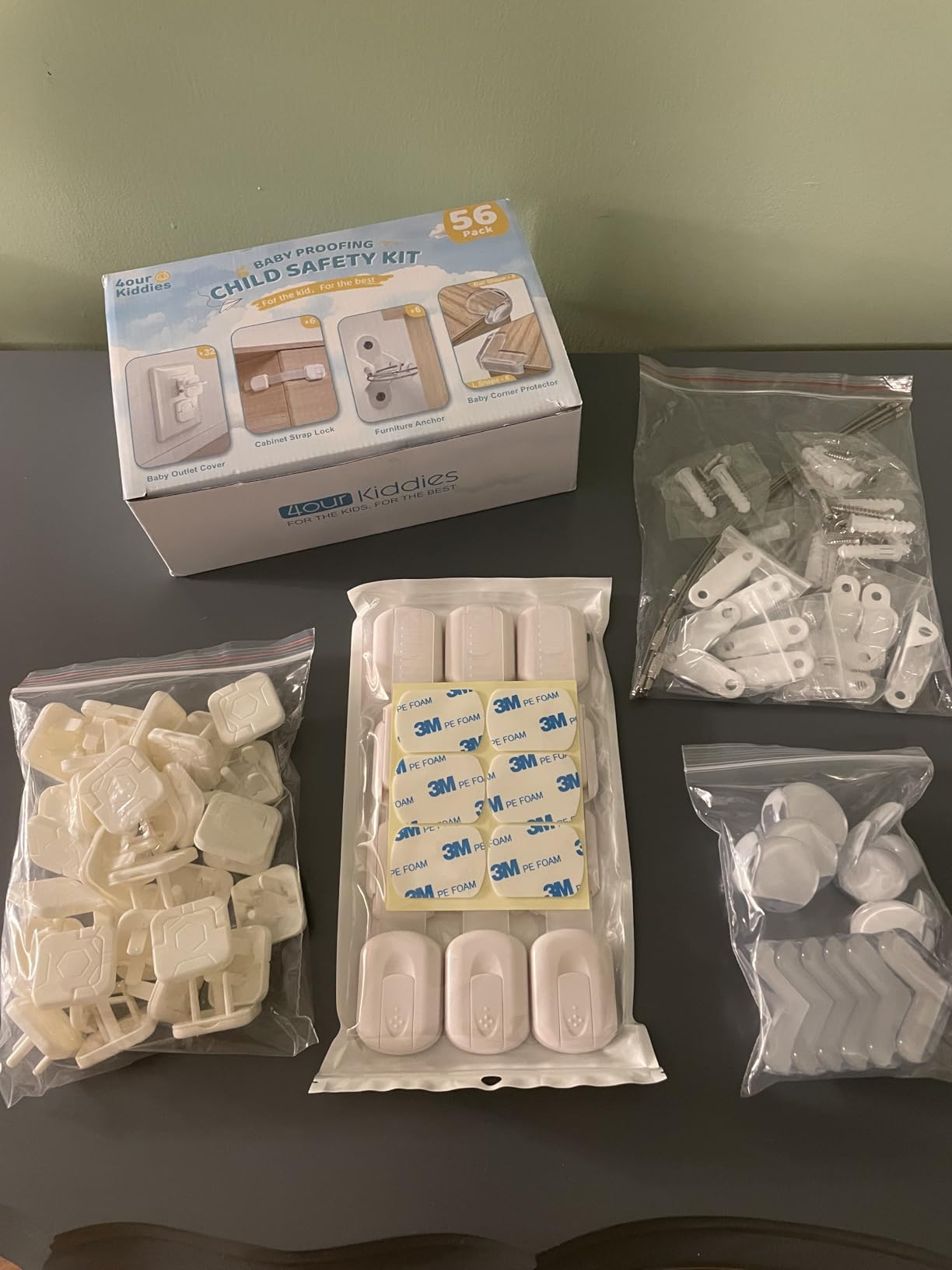 4our Kiddies 56-Piece Baby Proofing Kit & Child Safety Essentials customer photo 1