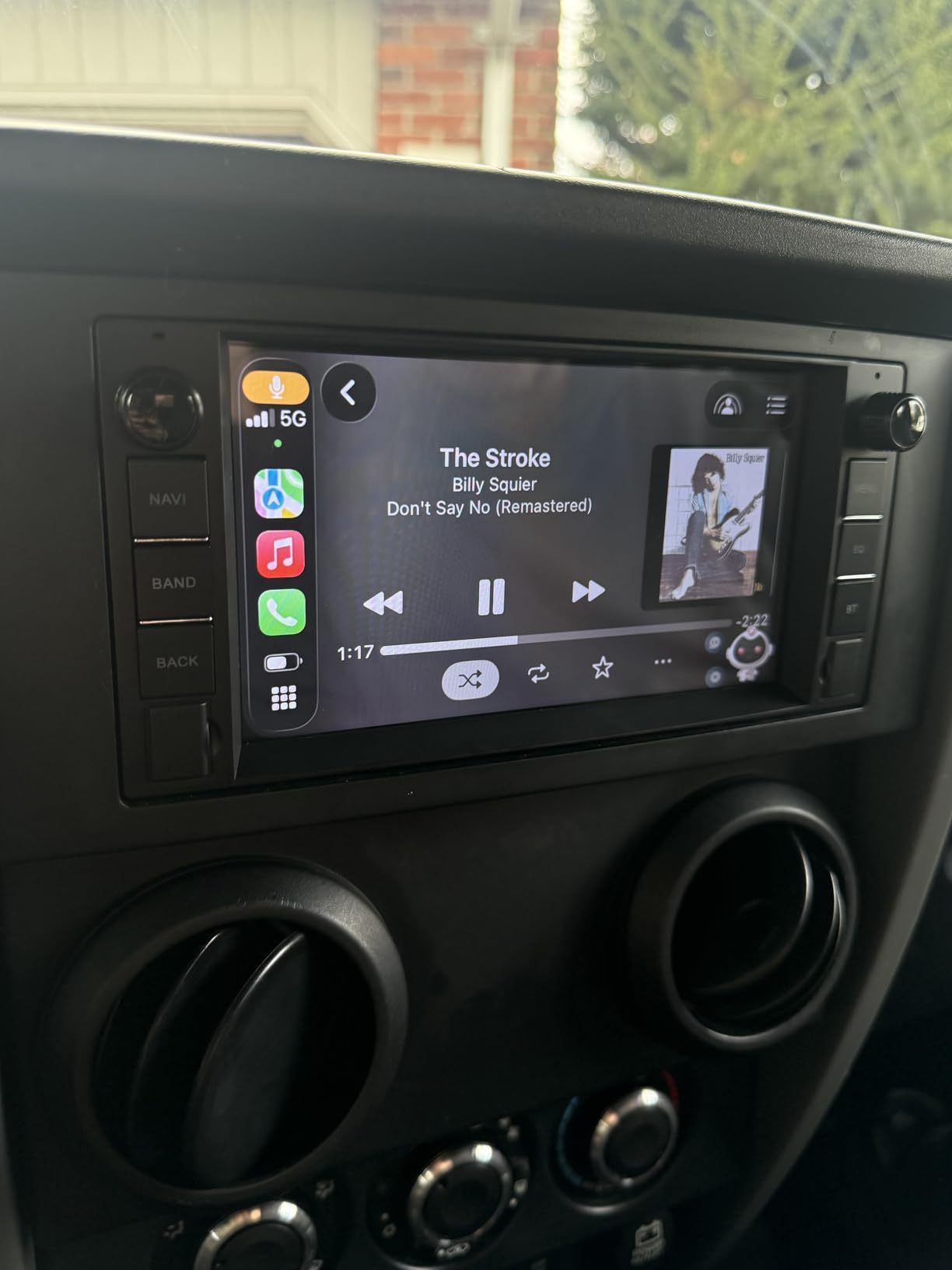 4G+64G Android Car Stereo for Jeep Wrangler JK 2007-2015 Dodge Ram 1500 2009-2011 with Wireless CarPlay Android Auto, 7 Inch Car Radio GPS Navigation WiFi SWC Bluetooth FM with Backup Camera customer photo 1