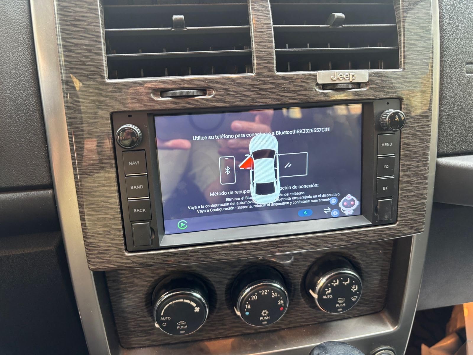 4G+64G Android Car Stereo for Jeep Wrangler JK 2007-2015 Dodge Ram 1500 2009-2011 with Wireless CarPlay Android Auto, 7 Inch Car Radio GPS Navigation WiFi SWC Bluetooth FM with Backup Camera customer photo 2